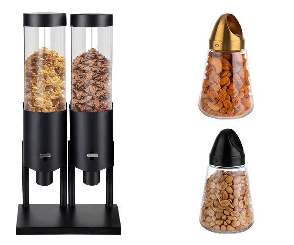 Snack- og frokostblandingsdispenser