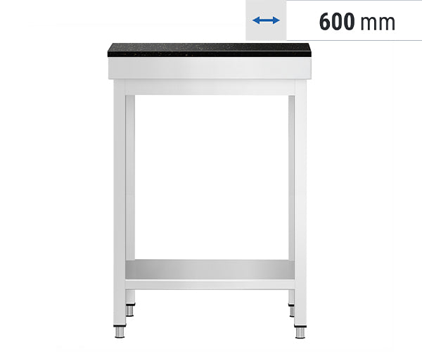 Arbeidsbord 600 - med benkeplate i granitt