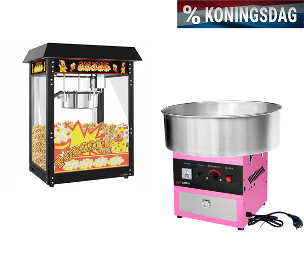 Candyfloss- og popcornmaskiner