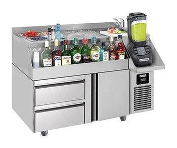 Mobile bar- og drikkevarekjølebord