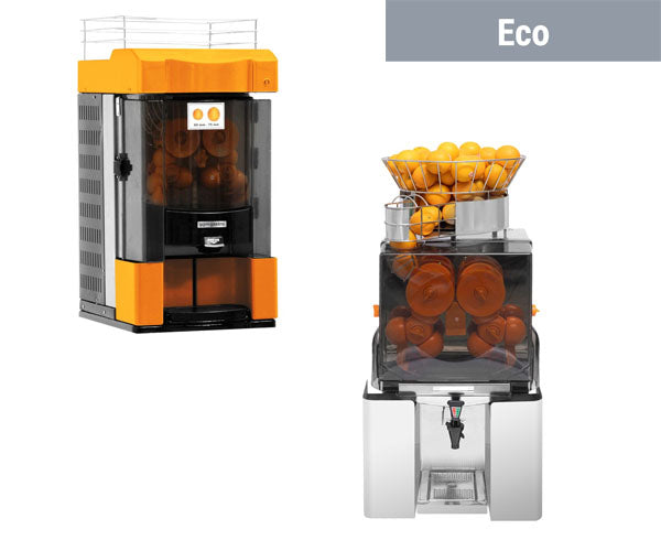 25 appelsiner/min - maks Ø 60-80 mm