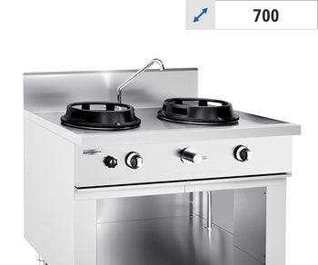 Wok-komfyrer på gass - GIUSEPPE - 700