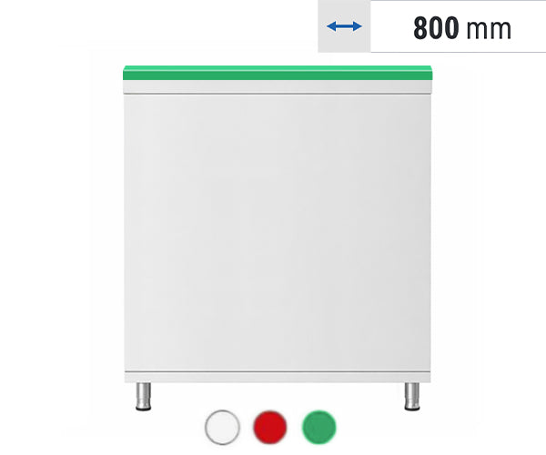 Arbeidsskap med skjærebrett 800 dyp