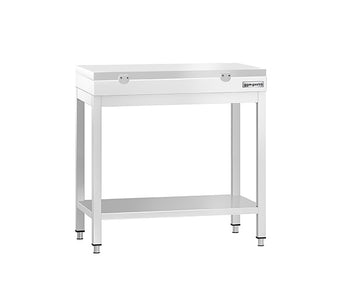 Arbeidsbord med skjærebrett Hvit