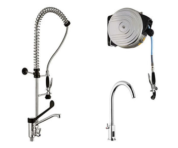 Kraner og glassdusjer