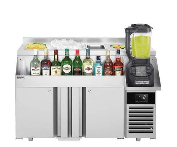 Bar kjølebord med hylle - Cocktail Station