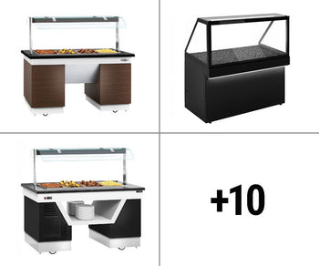 Buffetdisker og Salatbar