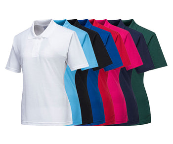 Basic poloskjorte for kvinner