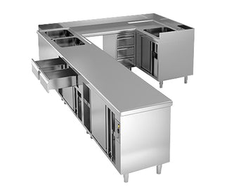 Møbler i rustfritt stål