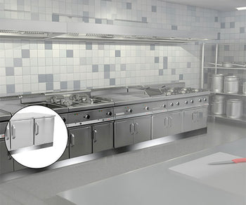 Understell i rustfritt stål for kokeapparater