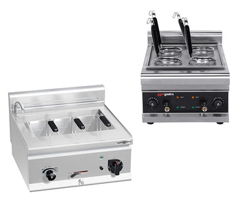 Elektrisk og gass pastakoker