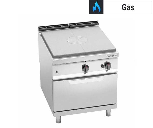 Komfyr m. solid platetopp gass - Lorenzo serien 900