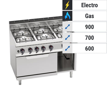 Komfyr med bakerovner