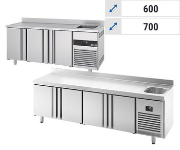 Kjølebord med håndvask