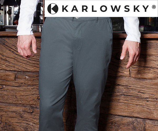 Karlowsky Herre 5-lommers Bukse Antrasitt
