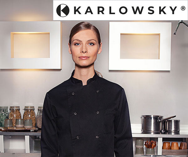 Karlowsky Chef's Jackets Basic med trykknapper