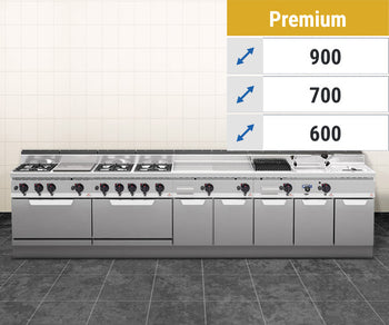 Kokeutstyr serien Lorenzo 600 og 700 og 900