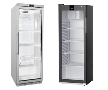 Oppbevaring av kjøleskap i glass