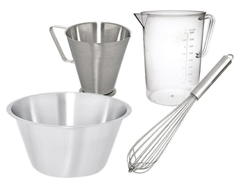 Blandeskåler og Målebeger og Visper