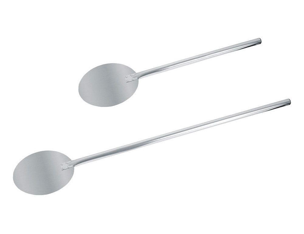 Pizzaspade aluminium rund