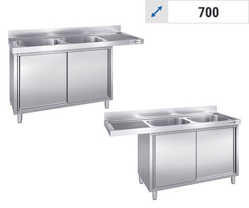 Oppvaskmaskin skap - 2 Kummer 700 Dybde