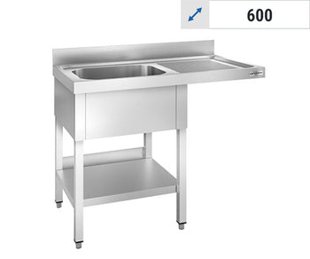 Oppvaskmaskin bord - 600 Dybde