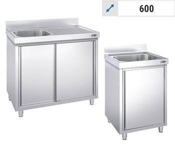 Vaskeskap - 1 Kum 600 Dybde