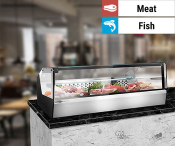 Bord Kjølemontre til Fisk og Kjøtt