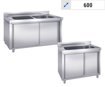 Arbeidsskap med Kum til Gryter 600 Dybde