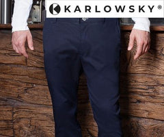 Karlowsky Herre 5-lommers Bukse Midnattsblå
