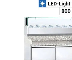 Med kjølemonter - glass - LED