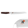 MIYABI | 6000 MCT - Brødkniv med takket egg - Blad: 230mm