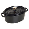 STAUB | LA COCOTTE - Kokotte - oval - 230mm - støpejern - svart