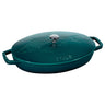 STAUB | SPESIALITETER - Ovnsform med lokk - oval - 330mm - støpejern - La-Mer