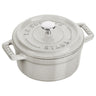 STAUB | LA COCOTTE - Mini Cocotte - Ø 100mm - Støpejern - Hvit trøffel