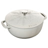 STAUB | LA COCOTTE - La Marmite - Ø 240mm - Støpejern - Hvit trøffel