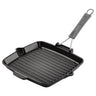 STAUB | GRILLPANNER - Grillpanne - 240x240mm - Støpejern - Svart
