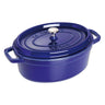 STAUB | LA COCOTTE - Kokotte - oval - 330mm - Støpejern - Mørkeblå