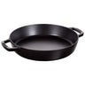 STAUB | PANNER - Paellapanne - Ø 340mm - Støpejern - Svart