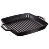 STAUB | GRILLPANNER - Grillpanne - 280x280mm - Støpejern - Svart