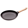 STAUB | PANS - Stekepanne med trehåndtak - Ø 280mm - Støpejern - Svart