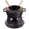 STAUB | SPECIALITIES - Fonduesett - Ø 160mm - Støpejern - Svart