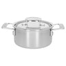 DEMEYERE | INDUSTRY 5 - Stekepanne med lokk - Ø 240mm - Rustfritt stål