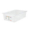 (6 stk.) CAMBRO | SafeTrak - Polypropylenbeholdere GN 1/1 - Milky - Høyde: 150 mm