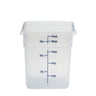 (6 stk.) CAMBRO | CAMSQUARES® - Beholder - 17,2 liter - Transparent