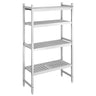 Aluminiumsreol – grunnseksjon - 893x1685 mm - Dybde: 360 mm - Maks belastning totalt: 450 kg