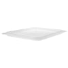 (6 stk.) CAMBRO | Camwear® polypropylen GN-lokk 1/2 - lufttett - melkeaktig