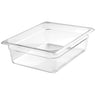(6 stk.) CAMBRO | Camview® - Kopolymer GN-beholder 1/2 - Klar - Høyde: 100 mm - BPA-fri