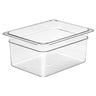 (6 stk.) CAMBRO | Camview® - Kopolymer GN-beholder 1/2 - Klar - Høyde: 150 mm - BPA-fri