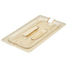 (6 stk.) Cambro | H-PAN™ - varmeresistente GN 1/3-lokk - med hakk og håndtak - ravgul